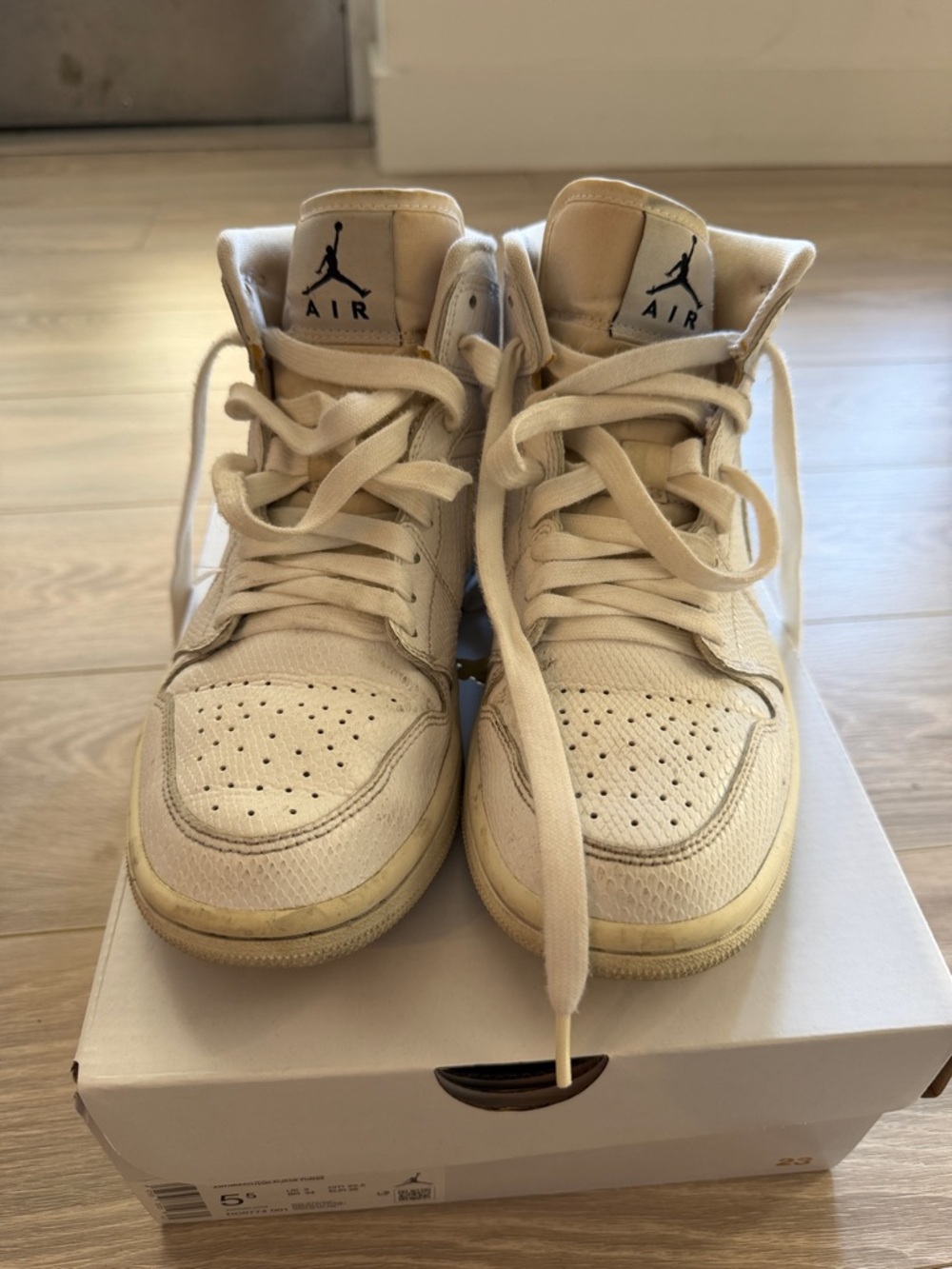 Nike Air Jordan 1 mid - Snakeskin